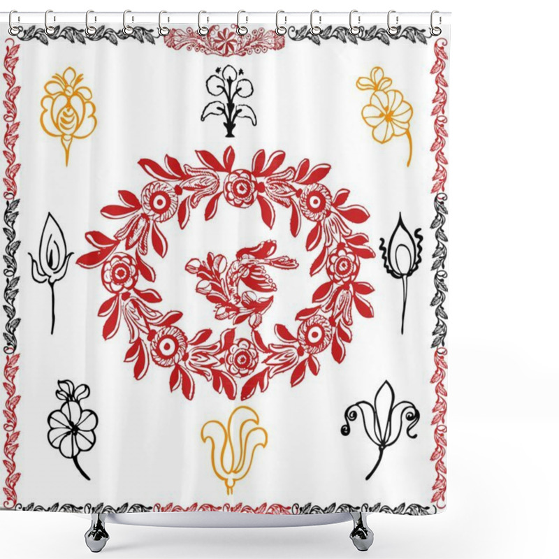 Personality  Traditional Motif Collection Shower Curtains