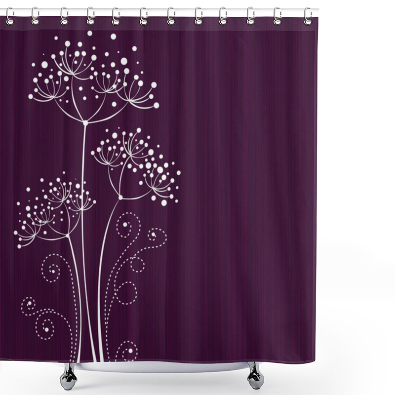 Personality  Delicate Floral Design Shower Curtains