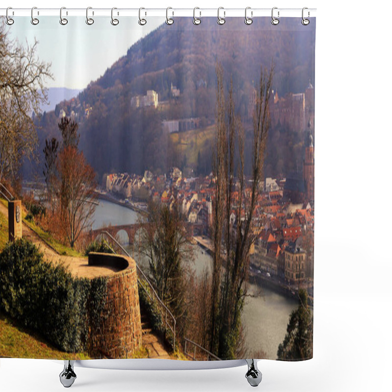 Personality  Eichendorff Plant With Philosopher's Garden At The Philosophenweg Heidelberg Shower Curtains