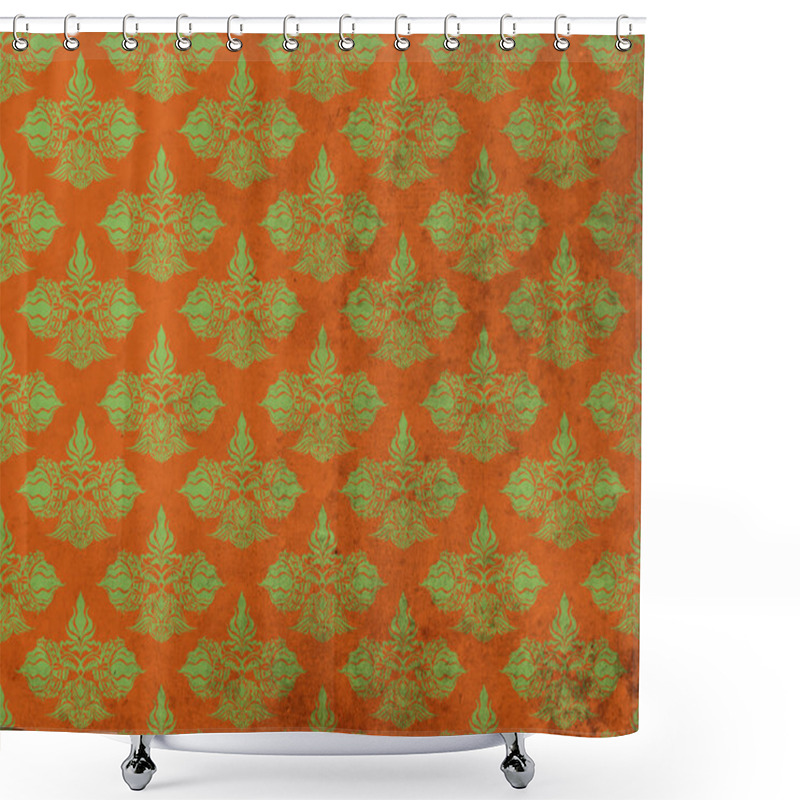 Personality  Vector Abstract Retro Pattern Shower Curtains