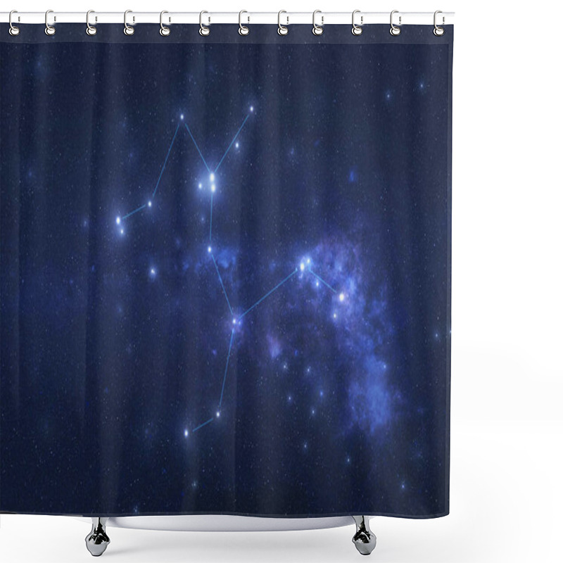 Personality  Centaurus Constellation In Outer Space. Shower Curtains