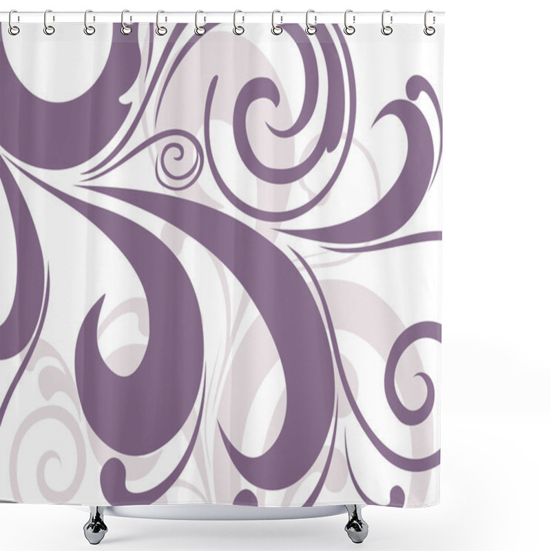 Personality  Florish Background. Vector Illustration Shower Curtains