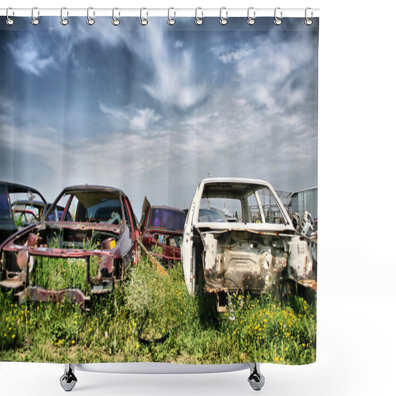 Personality  Old Cars Shower Curtains