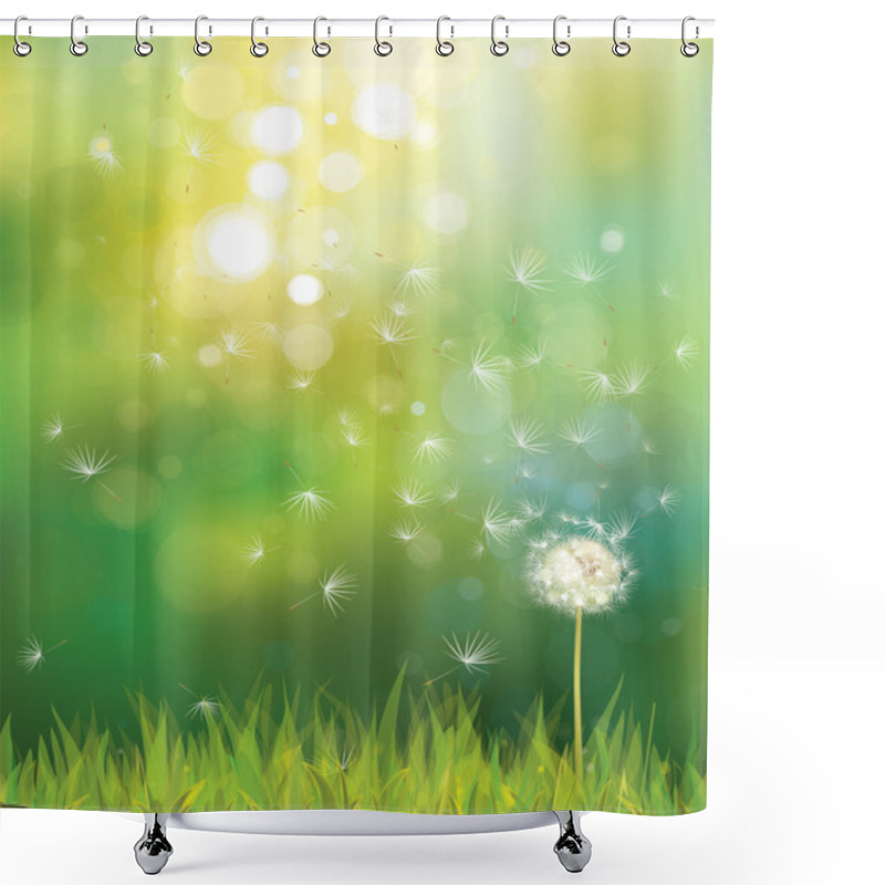 Personality  Spring Background Shower Curtains