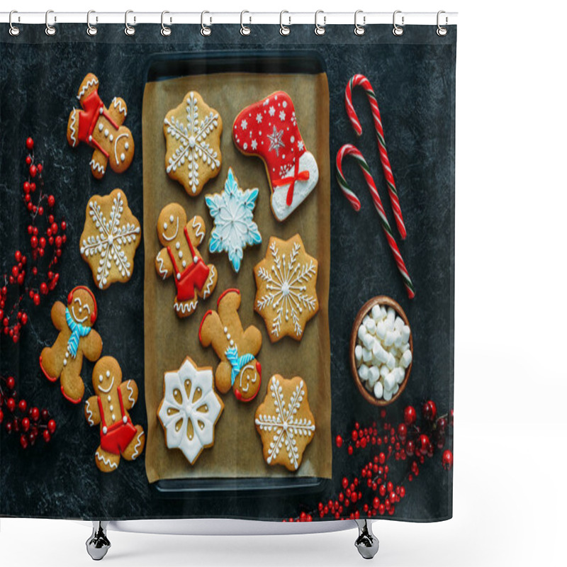 Personality  Gingerbreads Shower Curtains