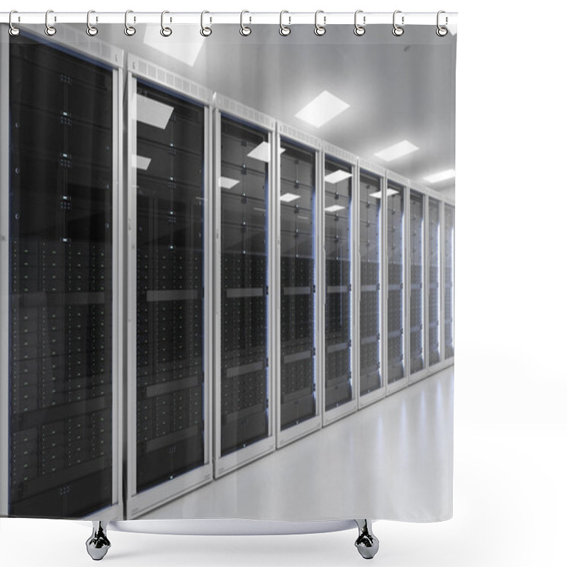 Personality  Server Room Or Server Computers Shower Curtains