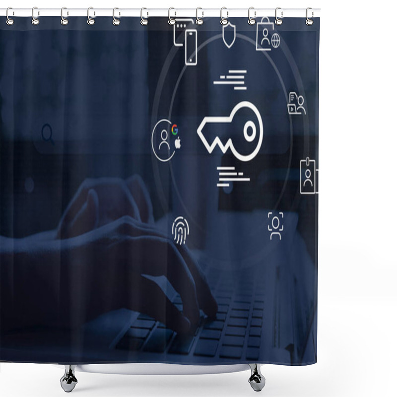 Personality  Passwordless Authentication With Passkeys Is A Modern Approach That Eliminates The Need For Traditional Passwords By Using Cryptographic Keys Shower Curtains