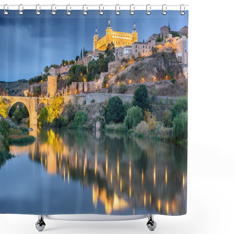 Personality  Toledo, Spain Skyline Shower Curtains