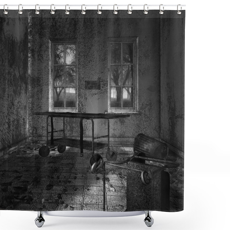 Personality  Dark Asylum Scary Interior Shower Curtains