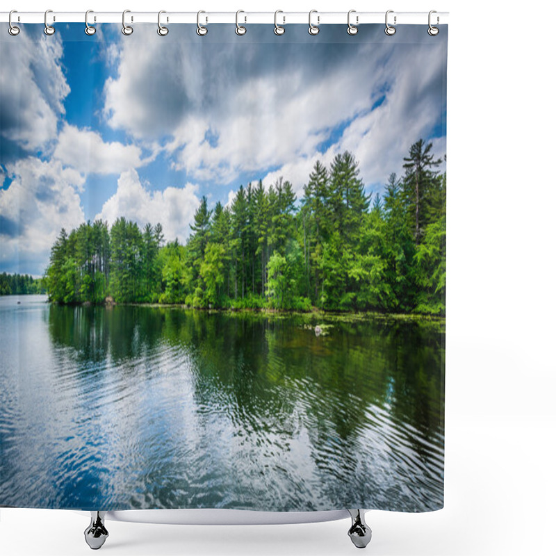 Personality  Massabesic Lake, In Manchester, New Hampshire. Shower Curtains