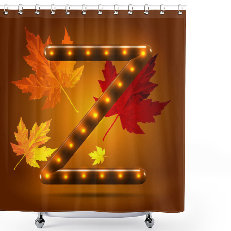 Personality  Capital Z Letter Shower Curtains