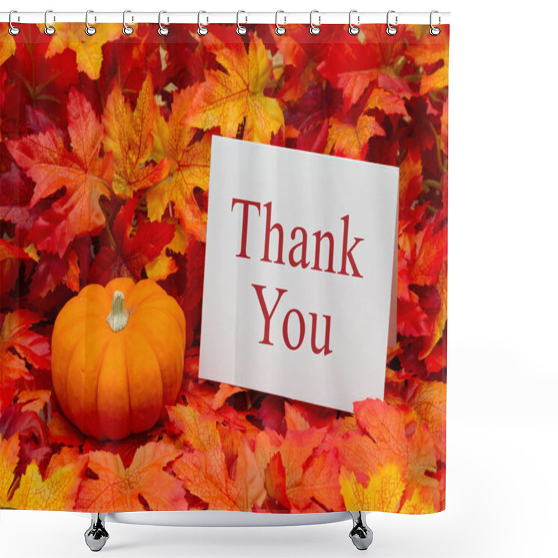 Personality  Thank You Message Shower Curtains