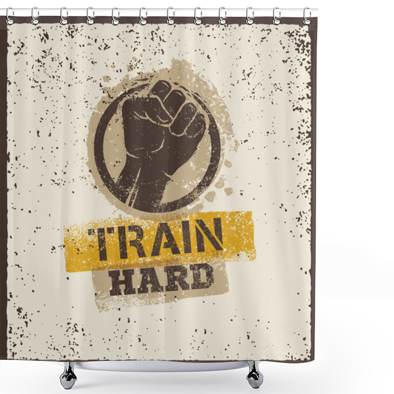 Personality  Sport And Workout Motivation Poster Shower Curtains