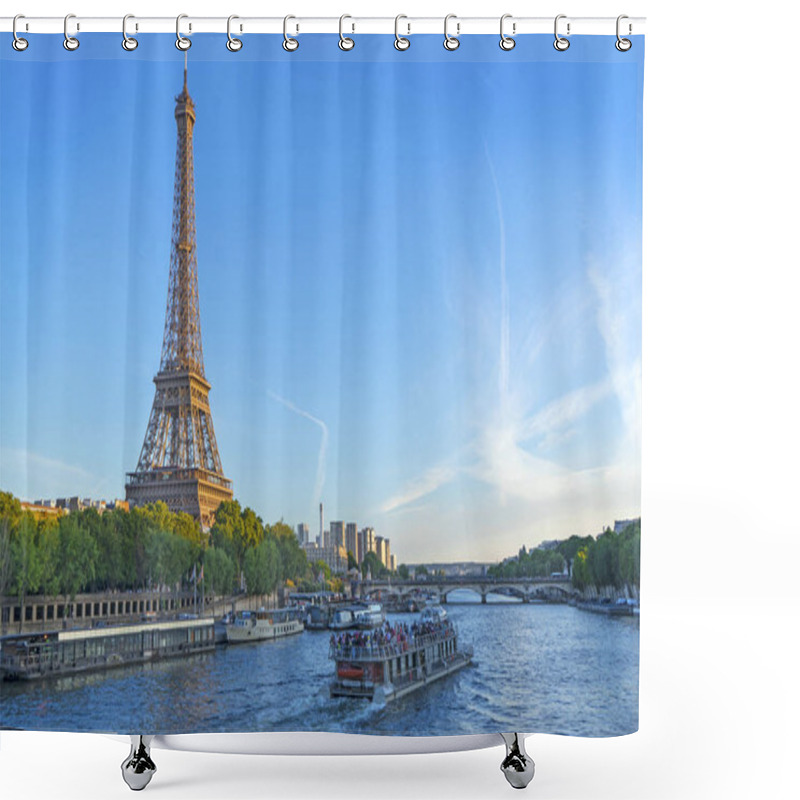 Personality  Eiffel Tower Paris France. Shower Curtains