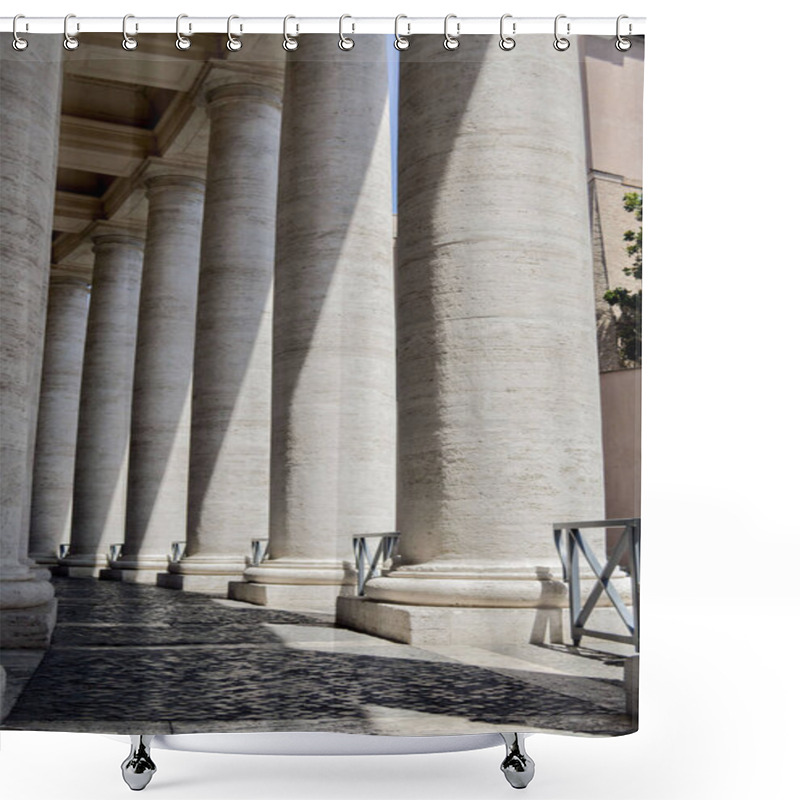 Personality  Columns In The Vatican, Italy Shower Curtains