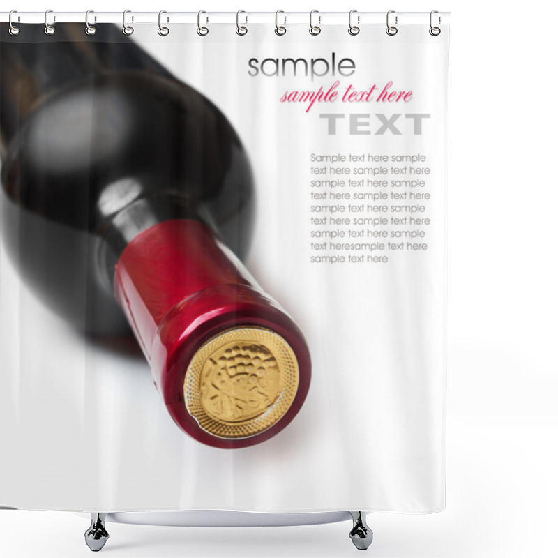 Personality  Bottle Of Wine Shower Curtains