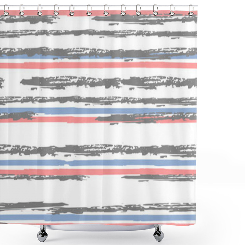 Personality  Seamless Background Of Stripes. Shower Curtains