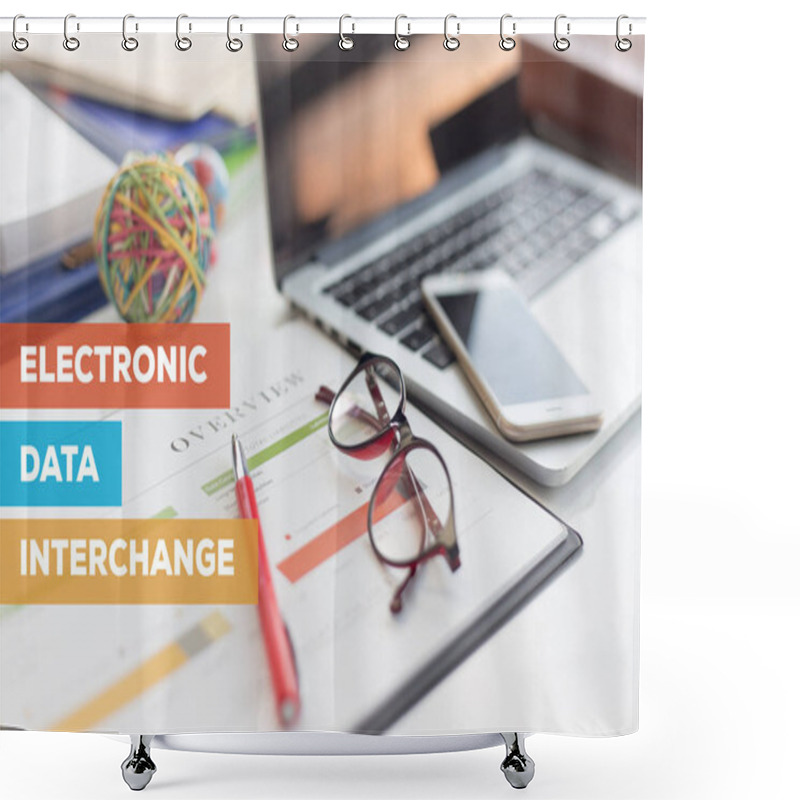 Personality  ELECTRONIC DATA INTERCHANGE CONCEPT Shower Curtains