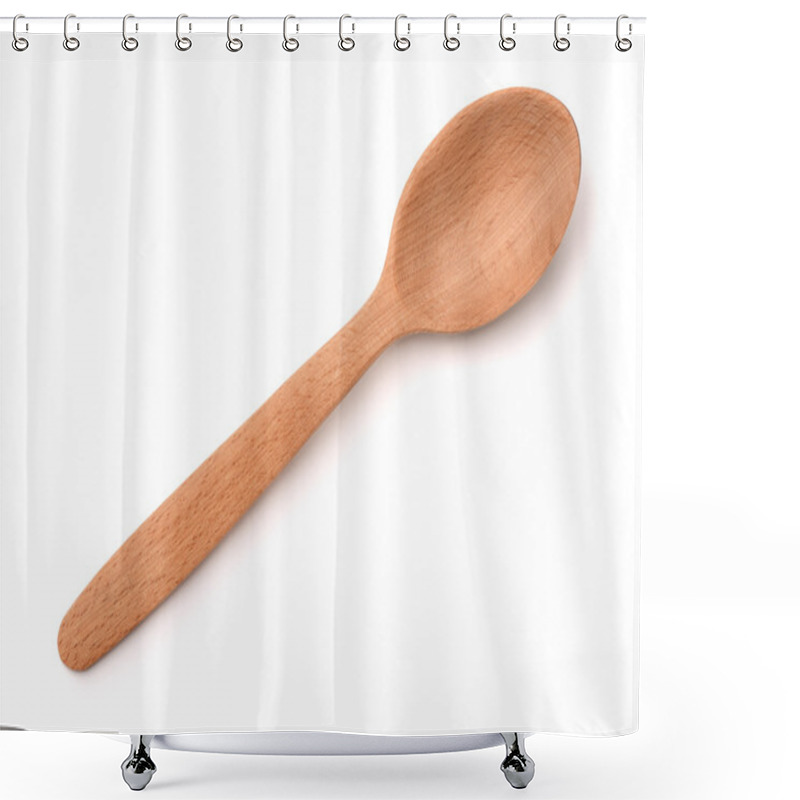 Personality  Wooden Spoon Shower Curtains