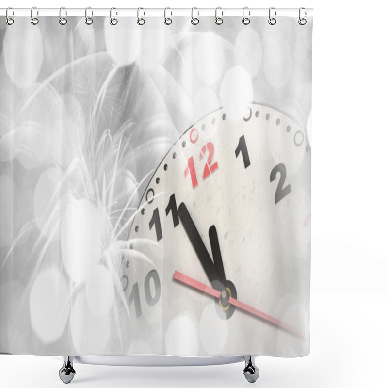 Personality  Five Minutes To Twelve Shower Curtains