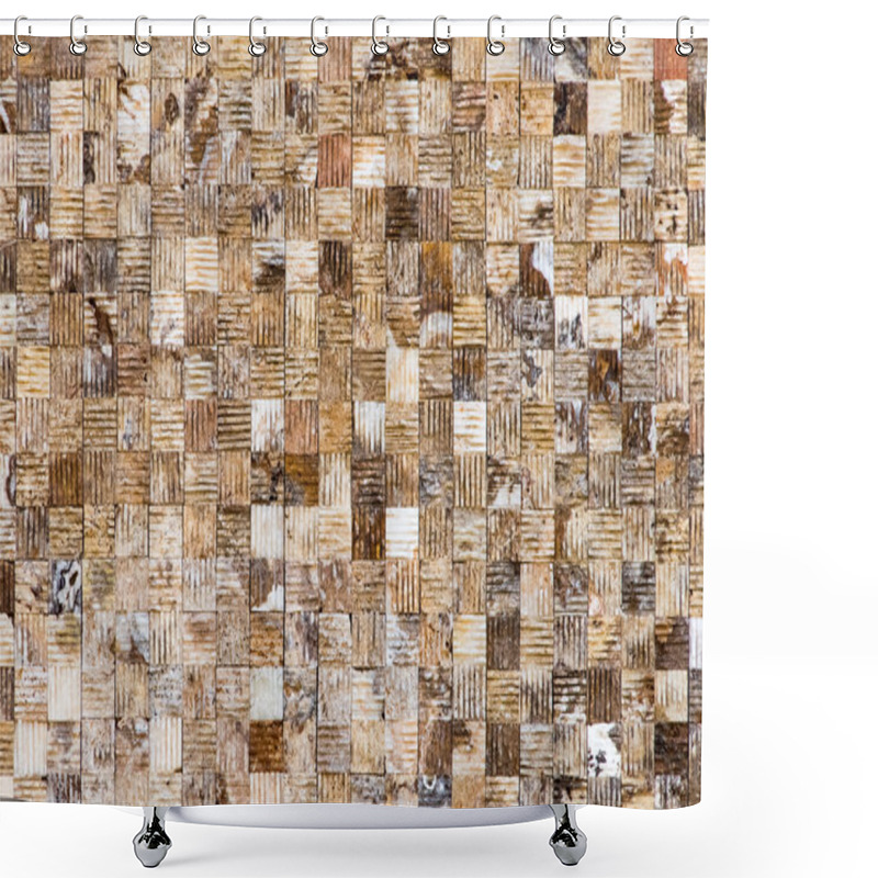 Personality  Mosaic Tiles Texture Shower Curtains