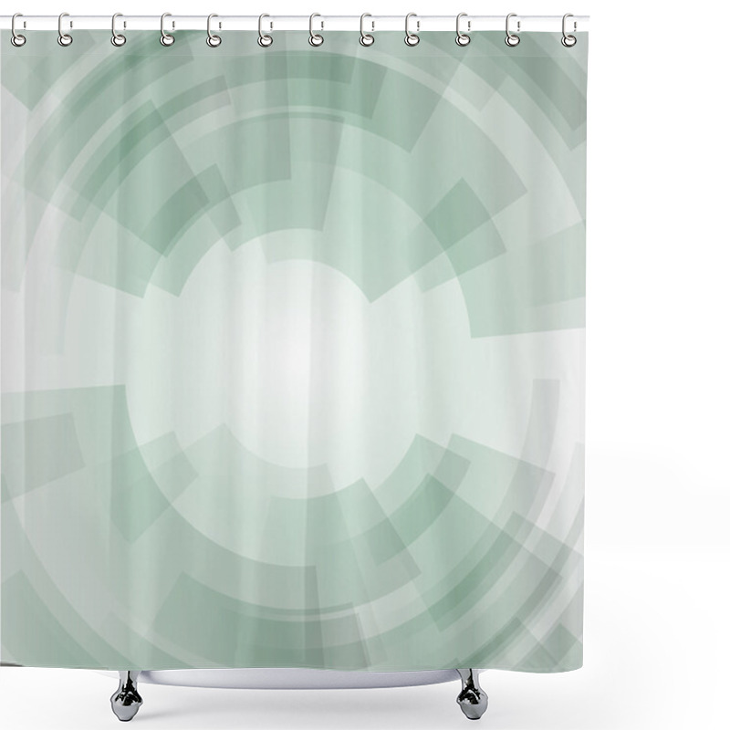 Personality  Technology Background, Eps10 Vector Shower Curtains