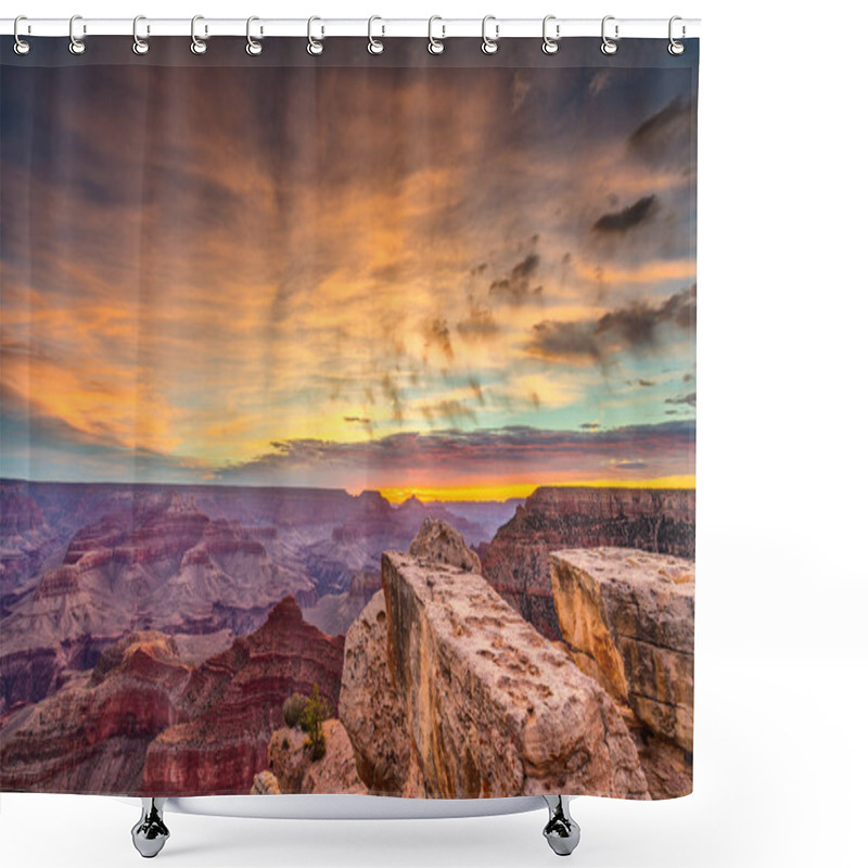 Personality  Grand Canyon, Arizona, USA At Dawn From The South Rim. Shower Curtains