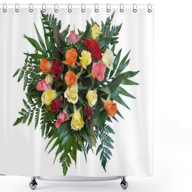 Personality  Bouquet Of Flowers, Floral And Celebration Shower Curtains