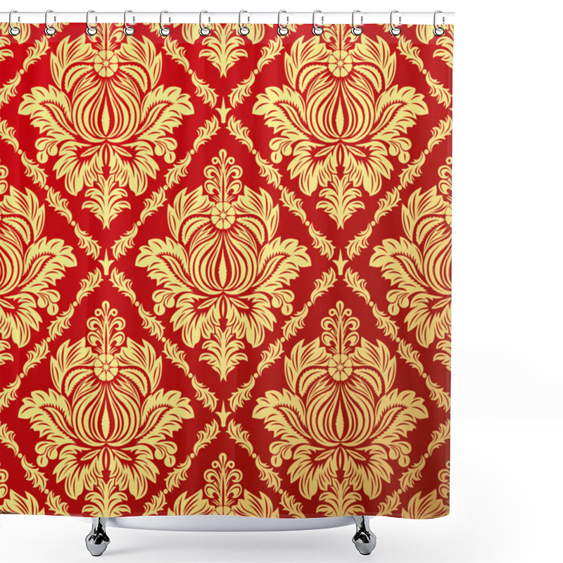 Personality  Decor Floral Background Shower Curtains