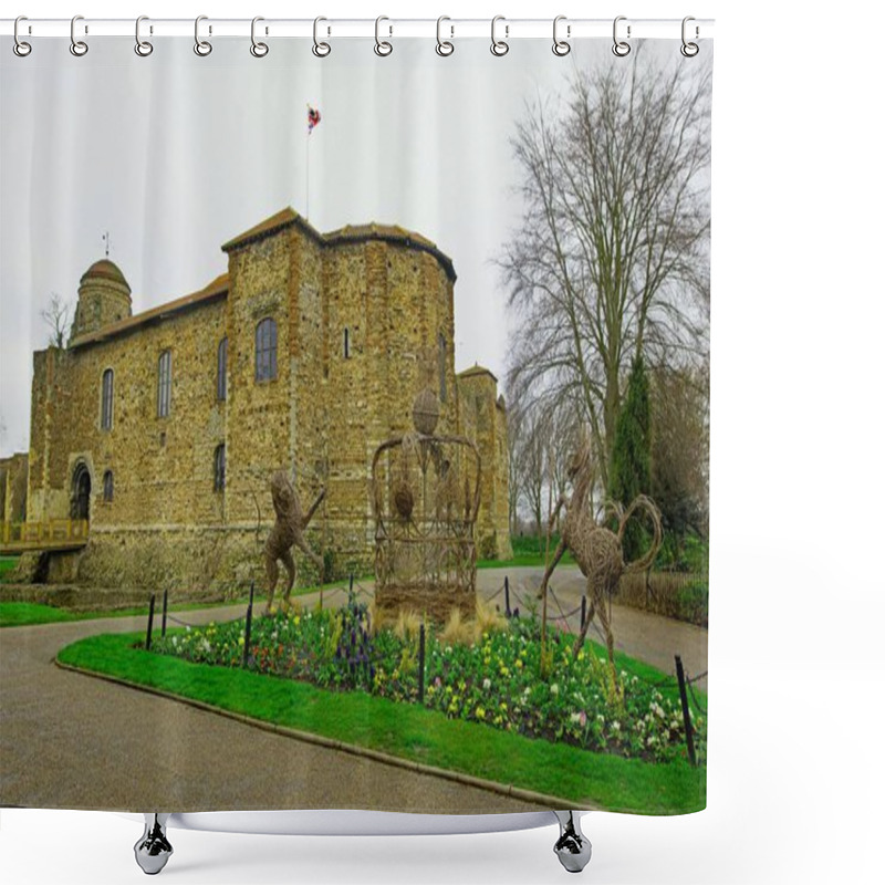 Personality  Colchester Castle Is A Norman Castle, Dating From The Second Half Of The Eleventh Century. Shower Curtains