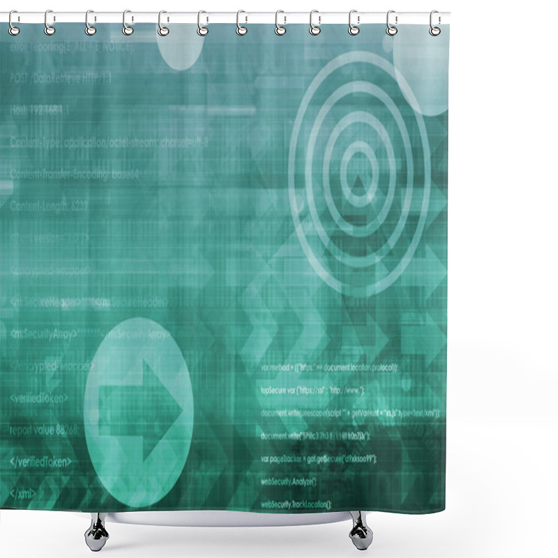 Personality  Open Source Technology Shower Curtains