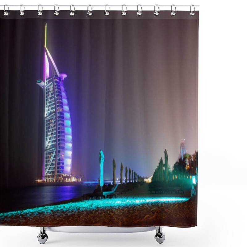 Personality  Hotel Burj Al Arab Shower Curtains