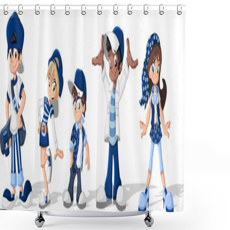 Personality  Cool Teenagers. Shower Curtains