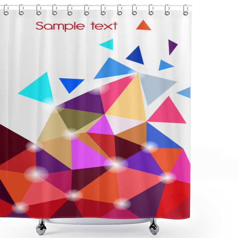 Personality  Bright Shape Shower Curtains