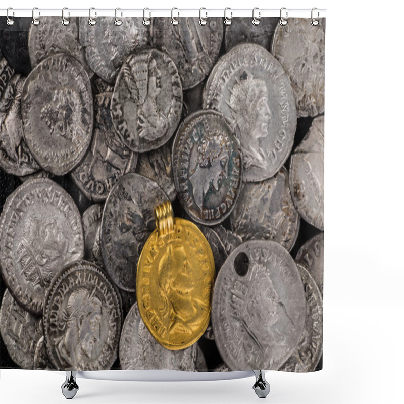 Personality  Ancient Coin Of The Roman Empire. Shower Curtains