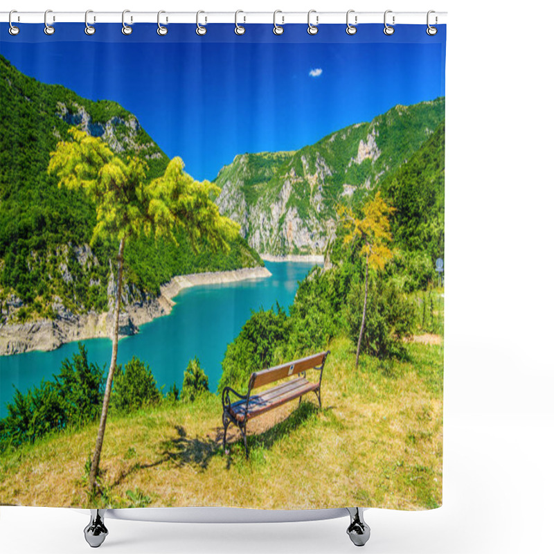 Personality  Montenegro Mountains, Durmitor Piva, Tara Panorama Shower Curtains