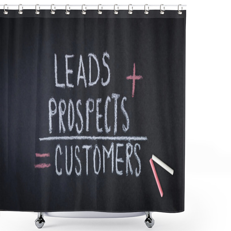 Personality  Leads, Prospects, Customers Formula Shower Curtains