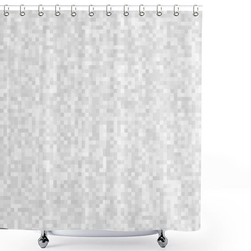 Personality  Abstract Pixel Background Shower Curtains