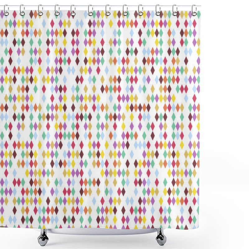 Personality  Abstract Rhombus Pattern. Shower Curtains