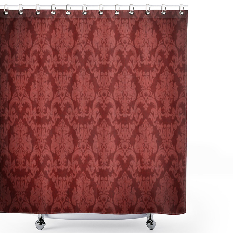 Personality  Damask Background. Old Wall. Glamour And Fashion. Empty Space Fo Shower Curtains