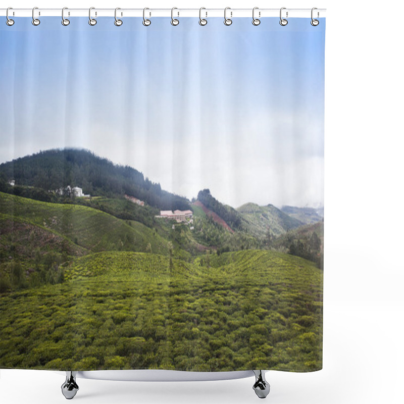 Personality  Tea Cultivation In The Valley Shower Curtains