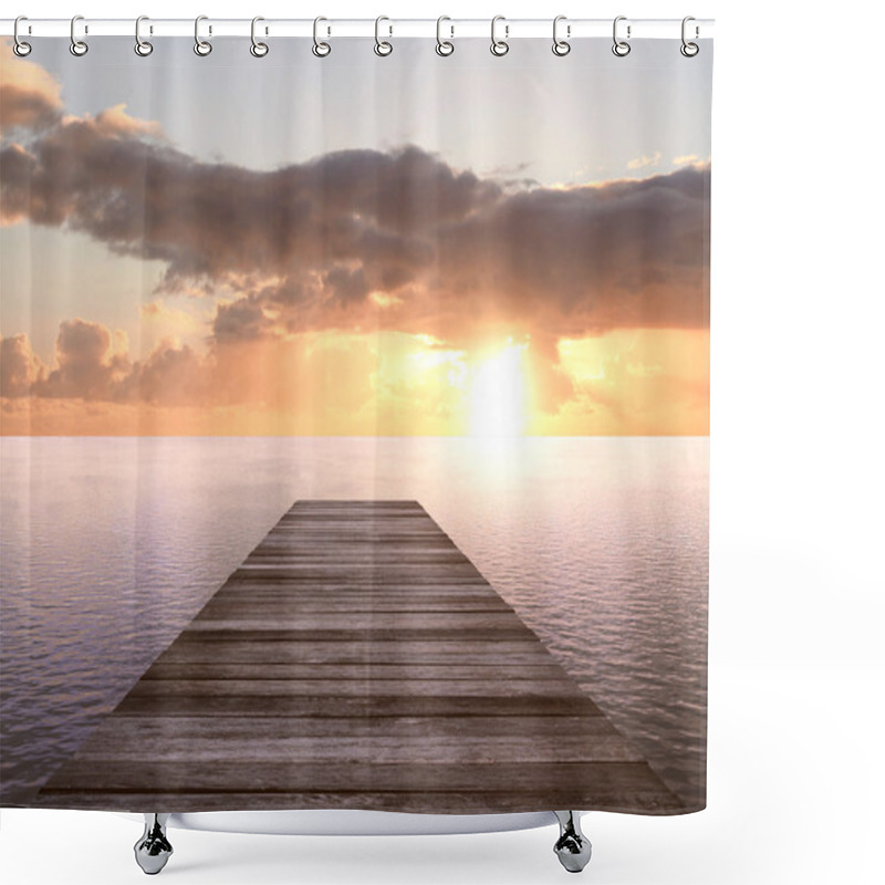 Personality  Pier Shower Curtains