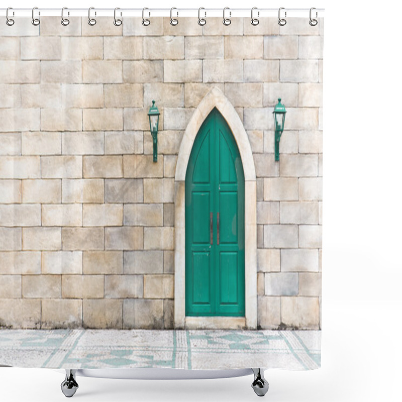 Personality  Arabic Door Shower Curtains