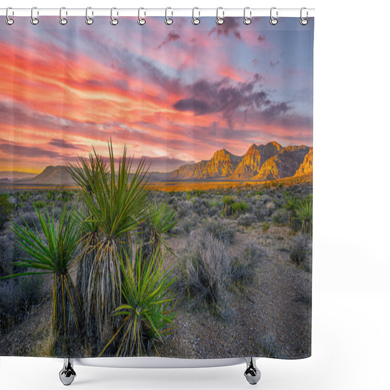 Personality  Red Rock Canyon National Conservation Area In Clark County, Nevada, Shower Curtains