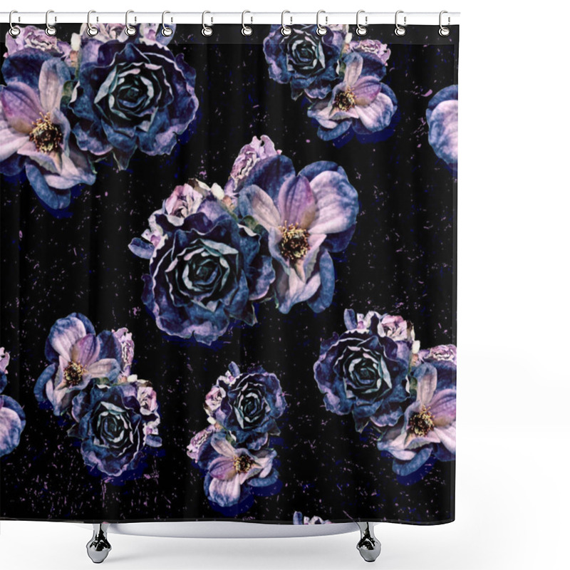 Personality  Rose Pattern, Seamless  Shower Curtains