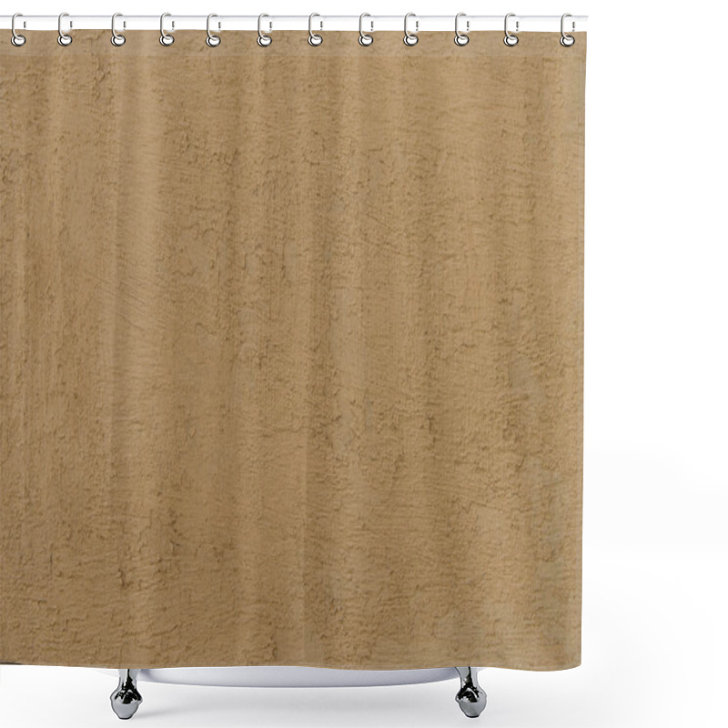 Personality  Brown Wall Texture Shower Curtains