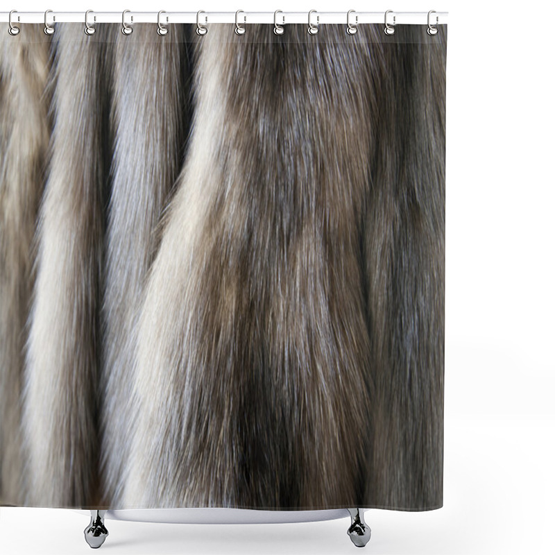 Personality  Fur Texture Shower Curtains