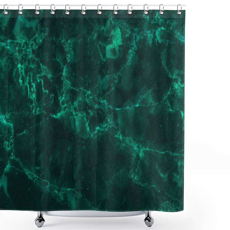 Personality  Dark Green Marble Texture Background With High Resolution, Top View Of Natural Tiles Stone In Luxury And Seamless Glitter Pattern. Shower Curtains