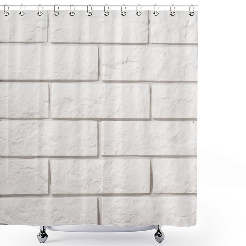 Personality  Stone And Brick Masonry Walls Shower Curtains