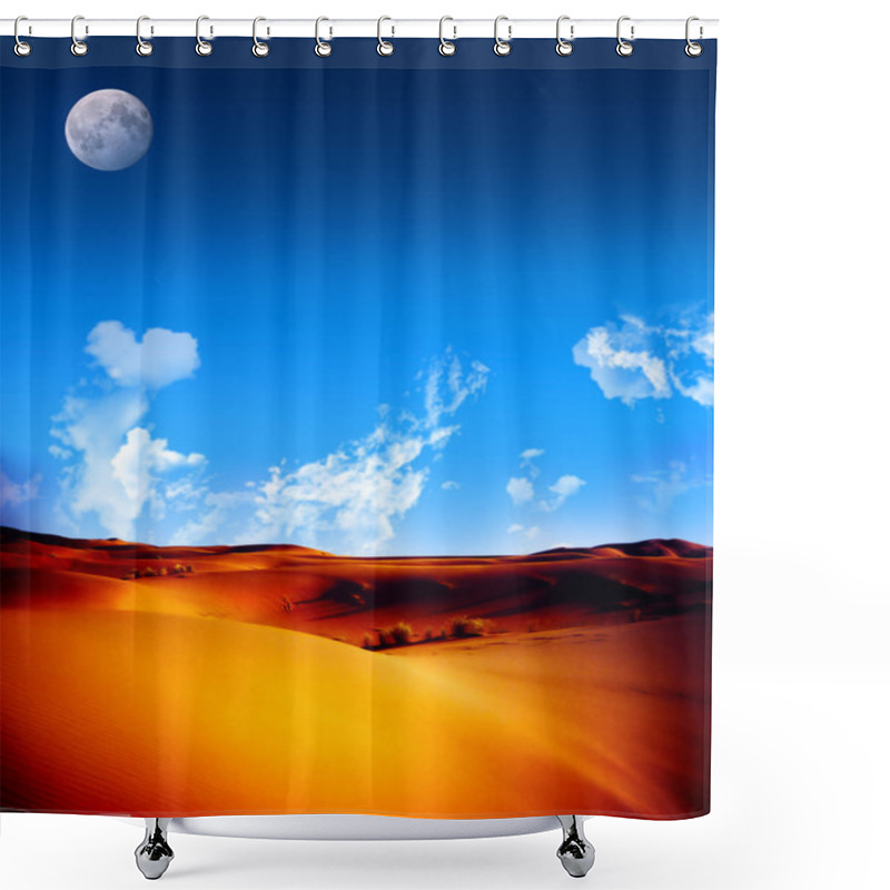 Personality  Perfect Desert Landscape Shower Curtains